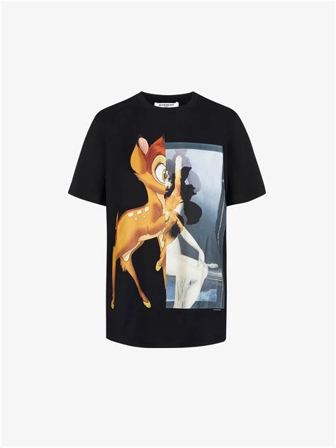 givenchy bambi mens t shirt|Givenchy Bambi Print Cotton Jersey T.